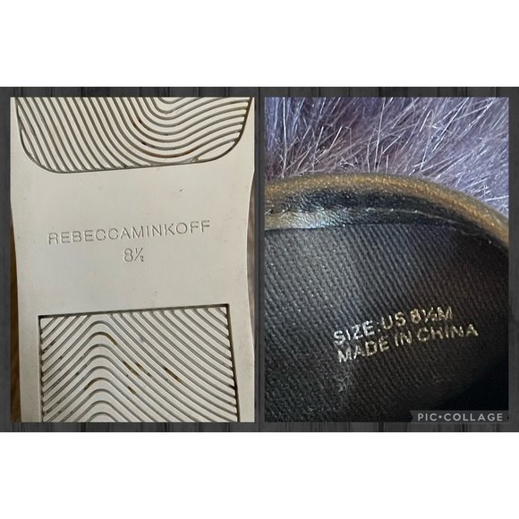 REBECCA MINKOFF Womens Sloane Slip On Pompom Fashion Platform Sneaker size 8.5 - Picture 12 of 12